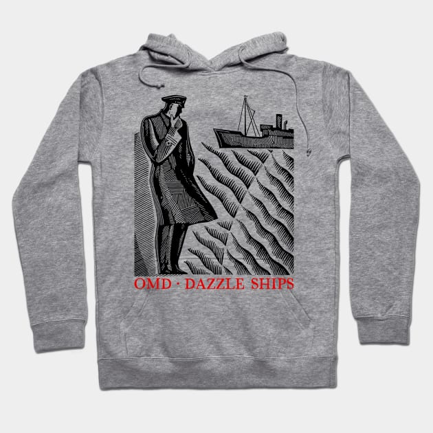 OMD Dazzle Ships  -- Original Aesthetic Design Hoodie by unknown_pleasures